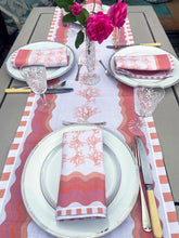 Load image into Gallery viewer, Carrageen Sea Table Runner in Peach
