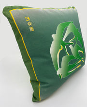 Load image into Gallery viewer, Swallows Wheel in Leaf Green &amp; Sage Ombré  on Linen Cotton
